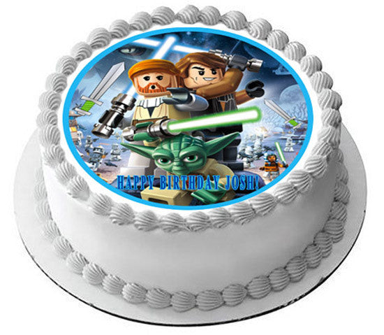 Lego Star Wars - Edible Cake Topper OR Cupcake Topper