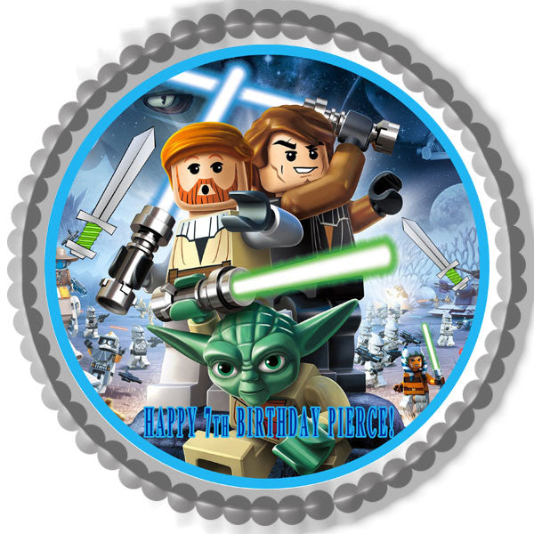 Lego Star Wars - Edible Cake Topper OR Cupcake Topper