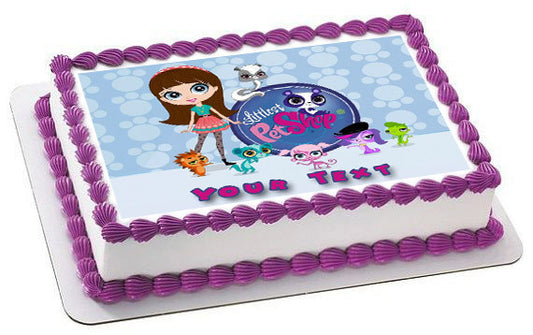 Littlest Pet Shop - Edible Cake Topper OR Cupcake Topper, Decor