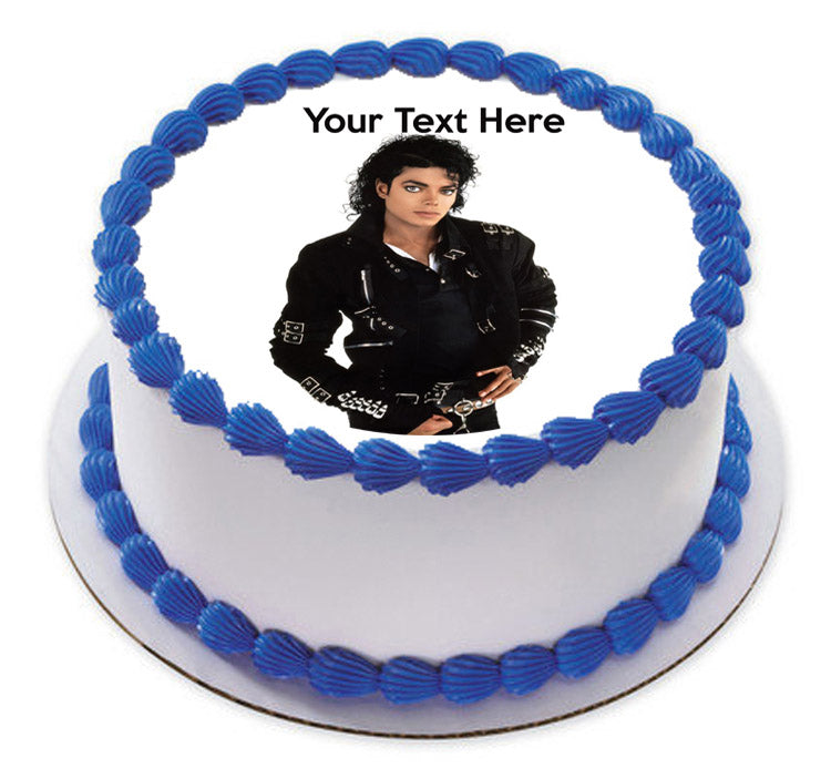 Michael Jackson - Edible Cake Topper, Cupcake Toppers, Strips