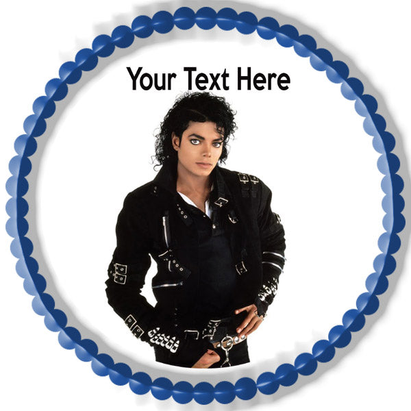 Michael Jackson - Edible Cake Topper, Cupcake Toppers, Strips