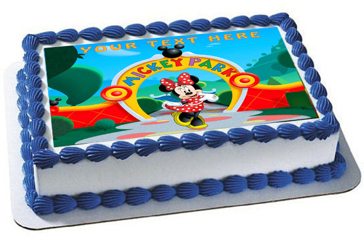 Mickey Mouse Clubhouse (Nr2) - Edible Cake Topper OR Cupcake Topper, Decor