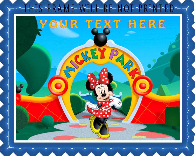 Mickey Mouse Clubhouse (Nr2) - Edible Cake Topper OR Cupcake Topper, Decor