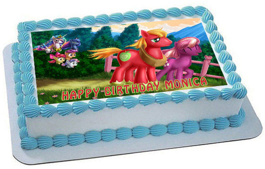 MY LITTLE PONY (Nr4) - Edible Cake Topper OR Cupcake Topper
