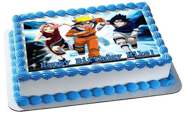 NARUTO (Nr3) - Edible Cake Topper OR Cupcake Topper, Decor