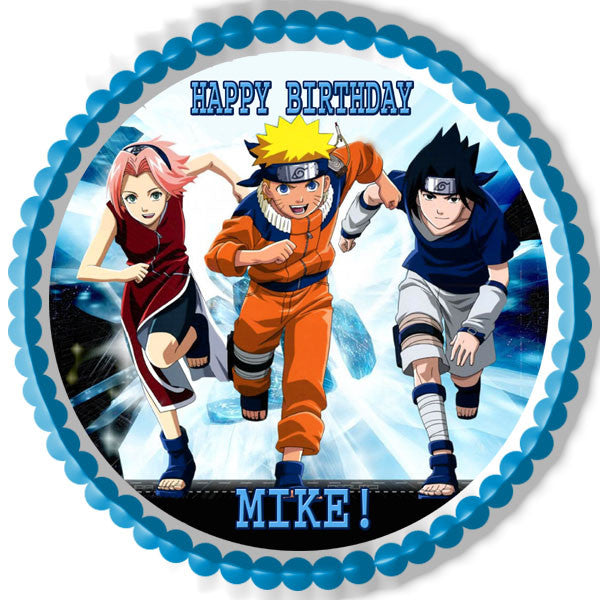 NARUTO (Nr3) - Edible Cake Topper OR Cupcake Topper, Decor