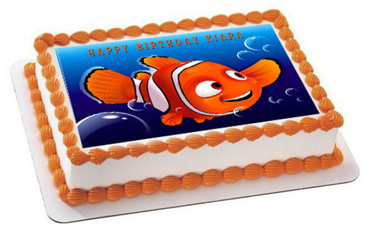 NEMO (Nr2) - Edible Birthday Cake Topper OR Cupcake Topper, Decor