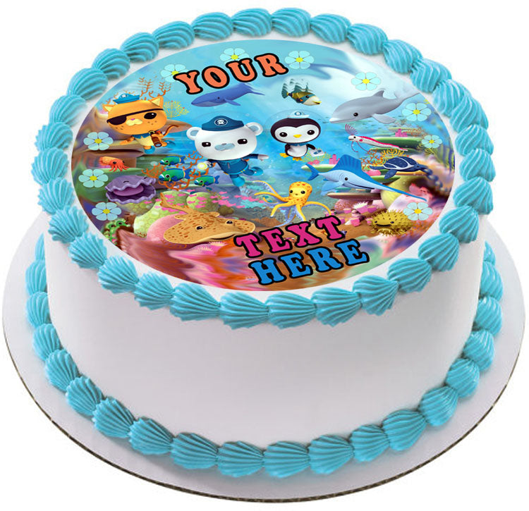 OCTONAUTS (Nr3) - Edible Cake Topper OR Cupcake Topper, Decor