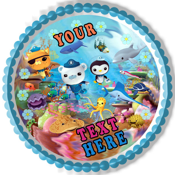 OCTONAUTS (Nr3) - Edible Cake Topper OR Cupcake Topper, Decor