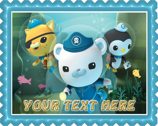 OCTONAUTS - Edible Cake Topper OR Cupcake Topper, Decor