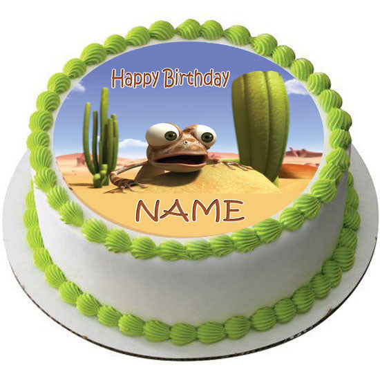 Oscar Oasis - Edible Birthday Cake Topper OR Cupcake Topper, Decor