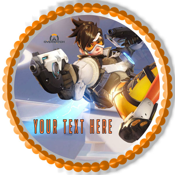 Overwatch - Edible Cake Topper, Cupcake Toppers, Strips