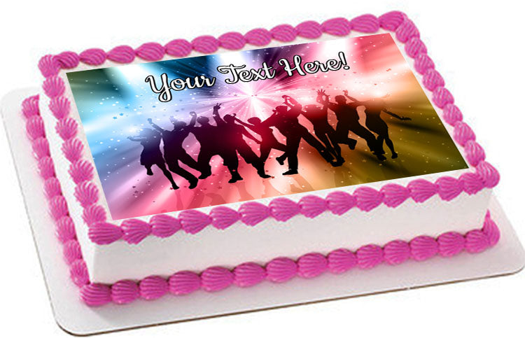 Party People - Edible Cake Topper, Cupcake Toppers, Strips