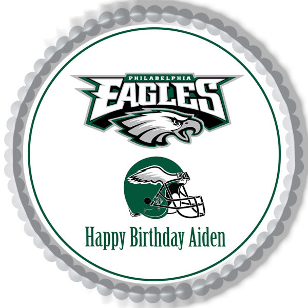 Philadelphia Eagles - Edible Cake Topper OR Cupcake Topper, Decor