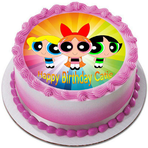 Powerpuff Girls - Edible Birthday Cake Topper OR Cupcake Topper, Decor