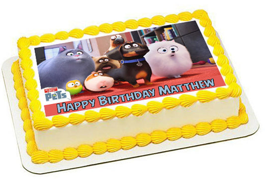 The Secret Life of Pets (Nr3) - Edible Cake Topper OR Cupcake Topper, Decor