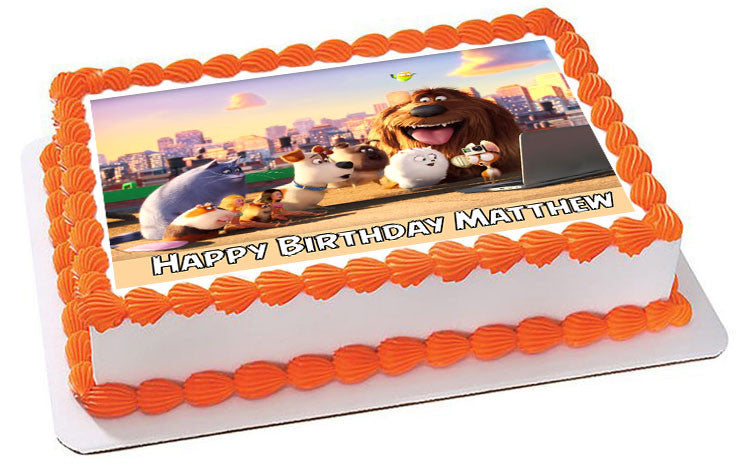 The Secret Life of Pets (Nr2) - Edible Cake Topper OR Cupcake Topper, Decor