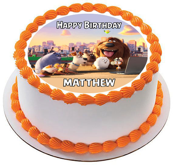The Secret Life of Pets (Nr2) - Edible Cake Topper OR Cupcake Topper, Decor