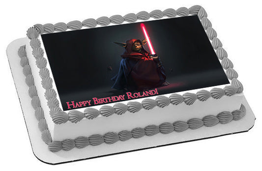 Star Wars 7 Edible Birthday Cake Topper OR Cupcake Topper, Decor - Edible Prints On Cake (Edible Cake &Cupcake Topper)