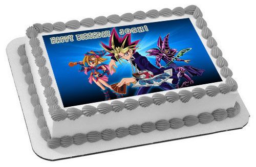 YU GI OH (Nr2) - Edible Cake Topper OR Cupcake Topper, Decor