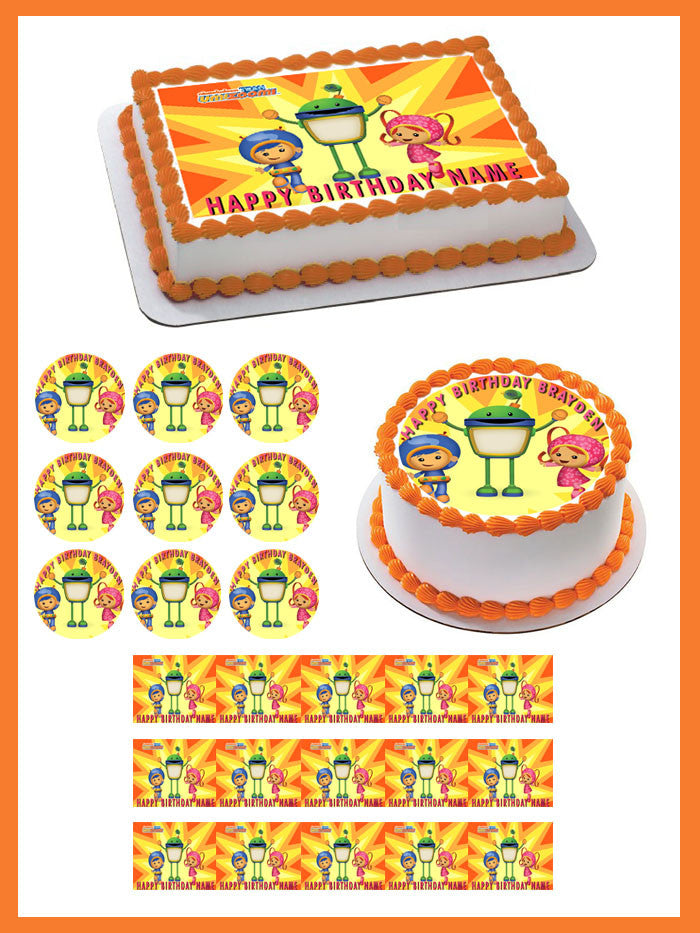 Team Umizoomi - Edible Cake Topper OR Cupcake Topper, Decor