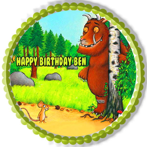 The Gruffalo - Edible Cake Topper OR Cupcake Topper, Decor