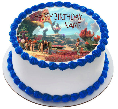 THE CROODS - Edible Cake Topper OR Cupcake Topper, Decor