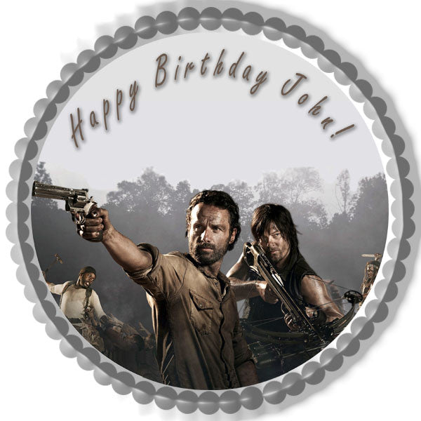 The Walking Dead - Edible Cake Topper OR Cupcake Topper, Decor