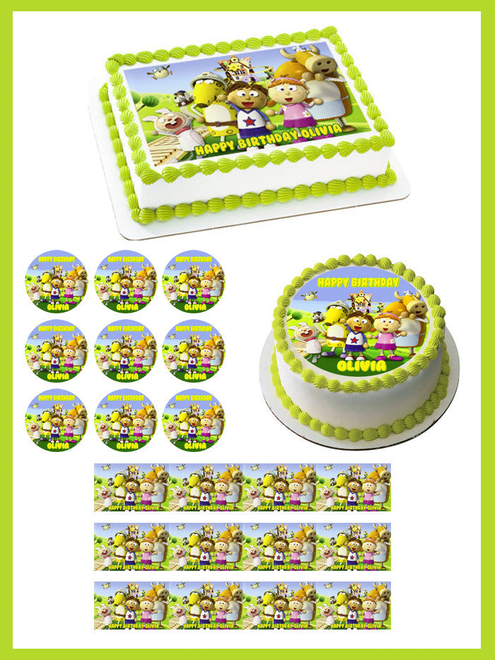 Tickety Toc - Edible Birthday Cake Topper OR Cupcake Topper, Decor