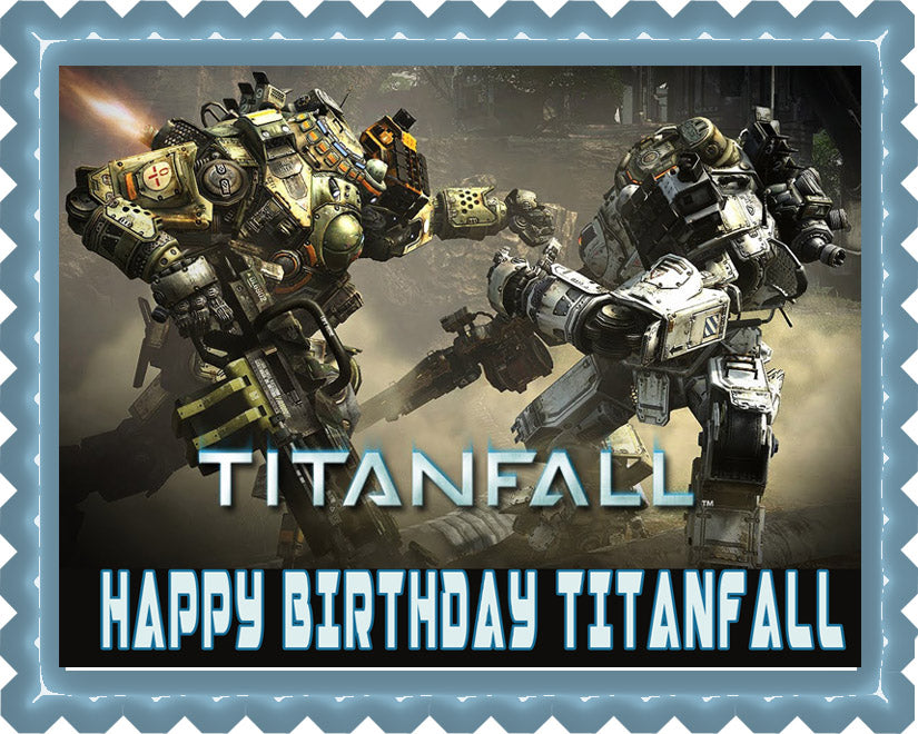 TITANFALL (Nr2) - Edible Cake Topper OR Cupcake Topper, Decor