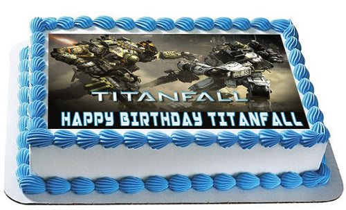TITANFALL (Nr2) - Edible Cake Topper OR Cupcake Topper, Decor