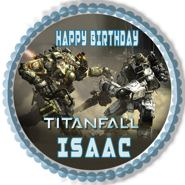 TITANFALL (Nr2) - Edible Cake Topper OR Cupcake Topper, Decor