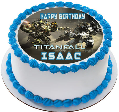 TITANFALL (Nr2) - Edible Cake Topper OR Cupcake Topper, Decor