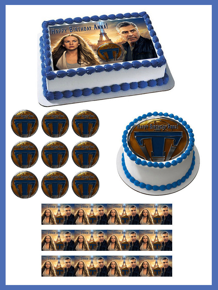 Tomorrowland - Edible Cake Topper OR Cupcake Topper, Decor
