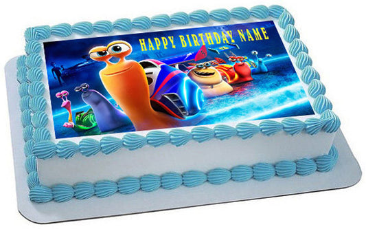 TURBO - Edible Cake Topper OR Cupcake Topper, Decor