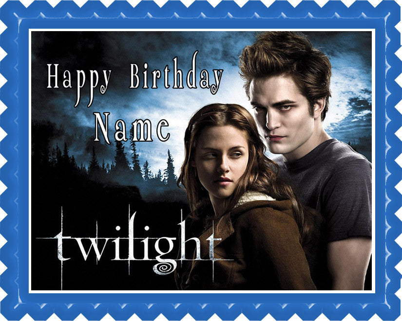 Twilight - Edible Cake Topper OR Cupcake Topper, Decor