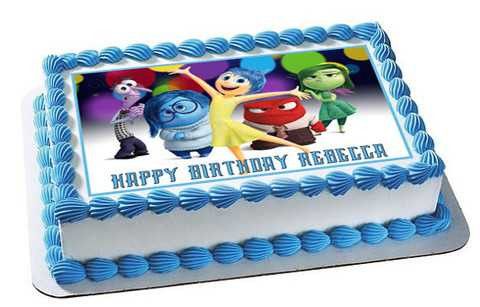Inside Out Anger 2 Edible Birthday Cake Topper OR Cupcake Topper, Decor - Edible Prints On Cake (Edible Cake &Cupcake Topper)