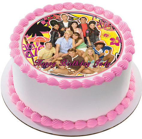 TEEN BEACH MOVIE Edible Birthday Cake Topper OR Cupcake Topper, Decor - Edible Prints On Cake (Edible Cake &Cupcake Topper)