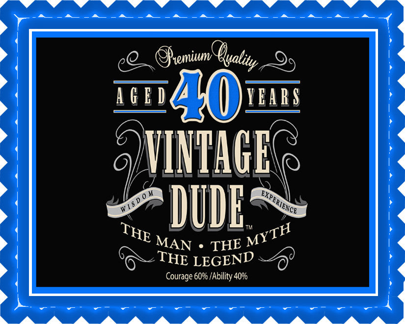 vintage-dude-40th-edible-cake-topper-or-cupcake-topper-you-can-chan-epoc-print for Free Printable 40th Birthday Cupcake Toppers Vintage Dude 40th - Edible Cake Topper OR Cupcake Topper (you can chan – EPOC-PRINT for Free Printable 40th Birthday Cupcake Toppers