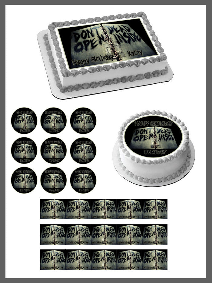 The Walking Dead (Nr2) - Edible Cake Topper OR Cupcake Topper, Decor