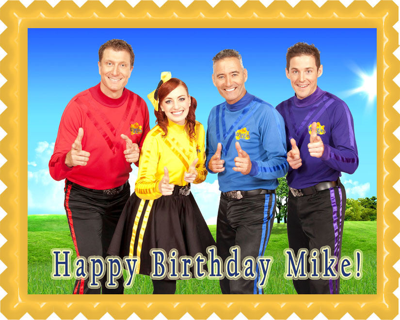 WIGGLES NEW - Edible Cake Topper OR Cupcake Topper, Decor