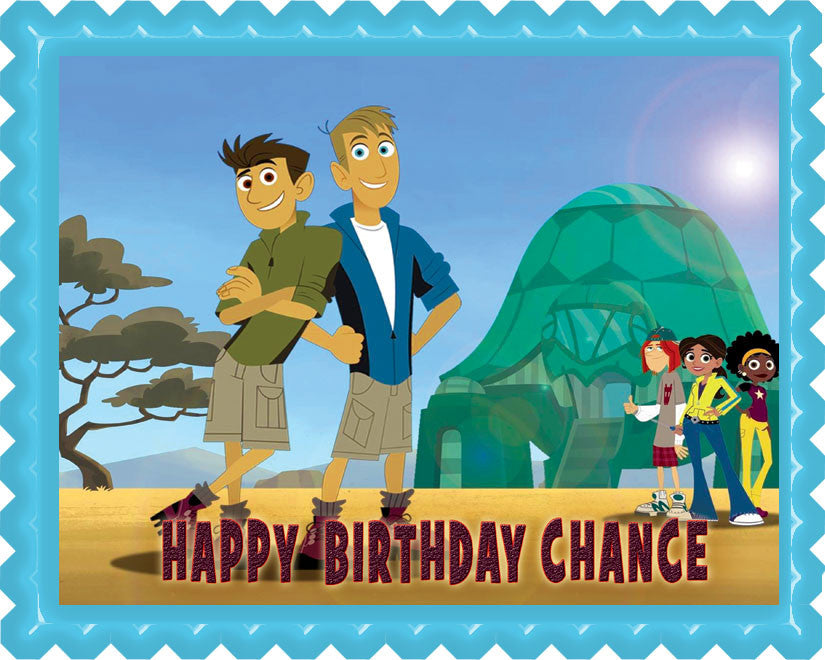 Wild Kratts Characters - Edible Cake Topper OR Cupcake Topper, Decor