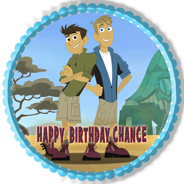 Wild Kratts Characters - Edible Cake Topper OR Cupcake Topper, Decor
