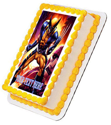 Wolverine - Edible Cake Topper, Cupcake Toppers, Strips