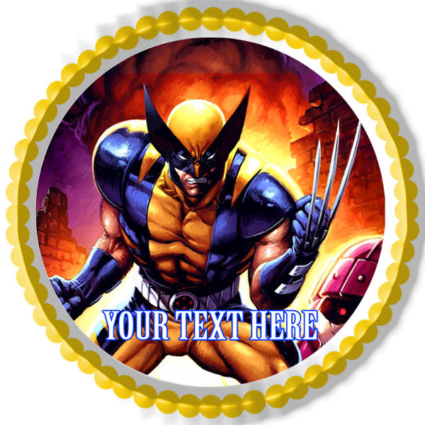 Wolverine - Edible Cake Topper, Cupcake Toppers, Strips