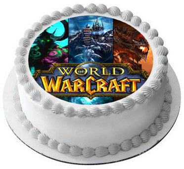 WORLD OF WARCRAFT - Edible Cake Topper OR Cupcake Topper, Decor