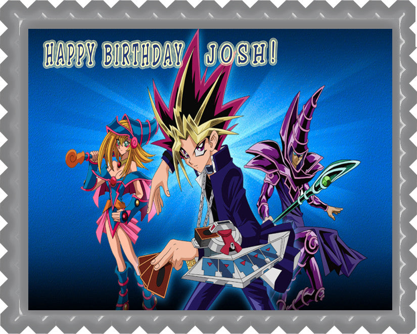 YU GI OH (Nr2) - Edible Cake Topper OR Cupcake Topper, Decor