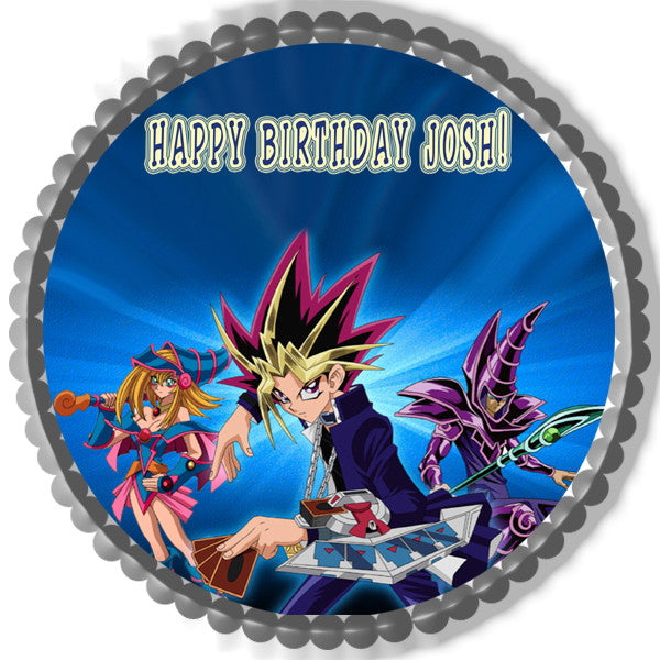 YU GI OH (Nr2) - Edible Cake Topper OR Cupcake Topper, Decor