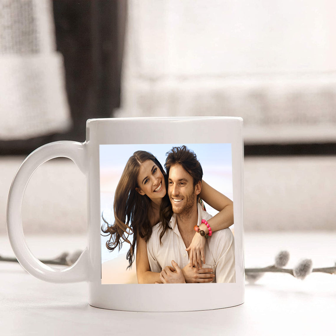 Personalized Photo Coffee Mug, Company Logo Mug, Personalized Anniversary Photo Mug, Photo Mug Personalized, Mug With Photo/Text, Custom Photo Coffee Mug