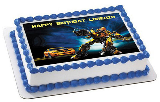 Transformers (Nr2) - Edible Cake Topper OR Cupcake Topper, Decor